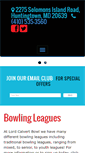 Mobile Screenshot of lordcalvertbowling.com